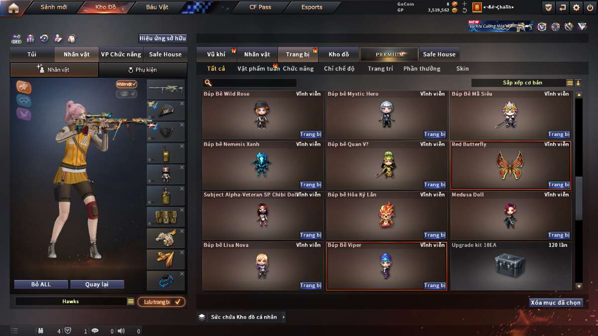 shop acc cf uy tin gia re